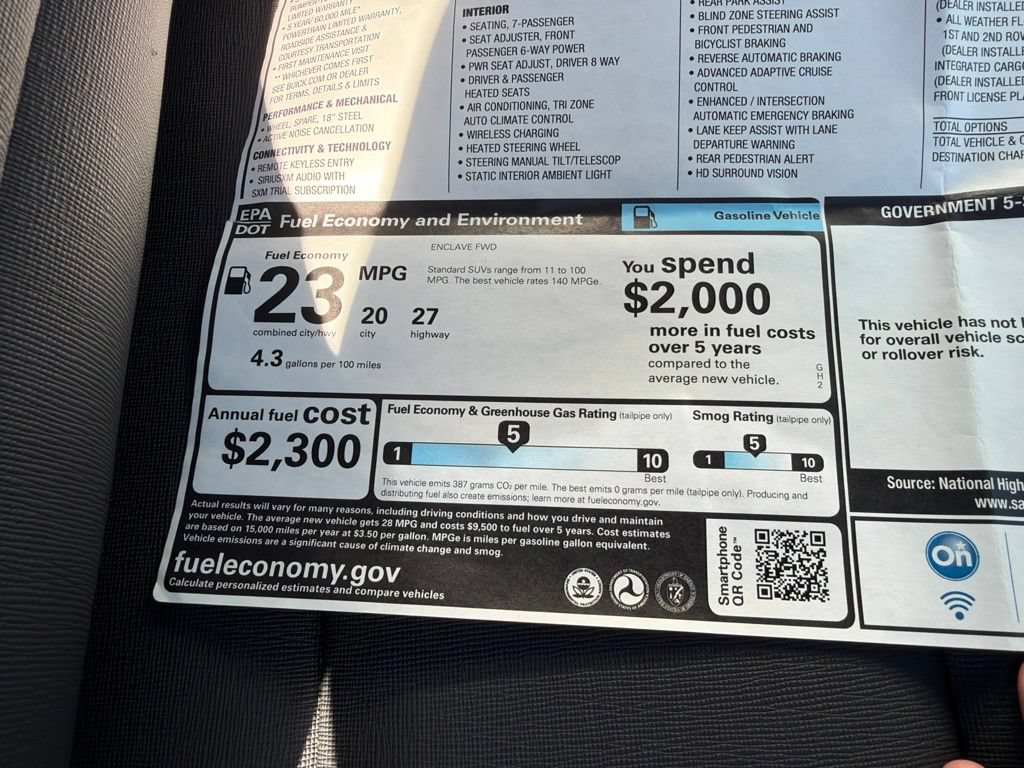 Used 2025 Buick Enclave Preferred w/ LPO, Floor Liner Package FWD image 48
