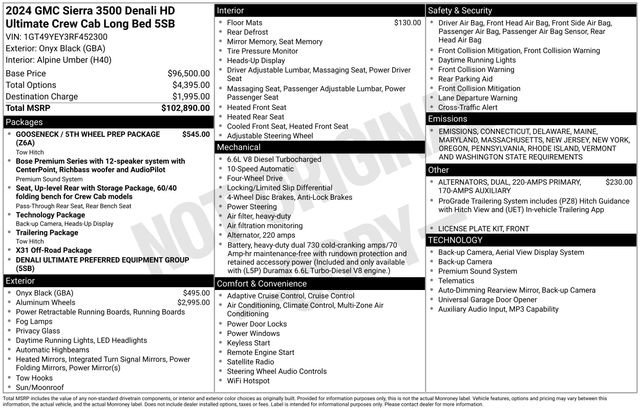 Used 2024 GMC Sierra 3500 Denali Ultimate image 6