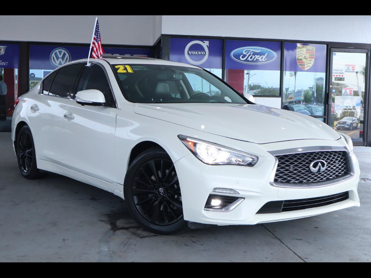 Used 2021 INFINITI Q50 Luxe w/ Seat & Sound Package