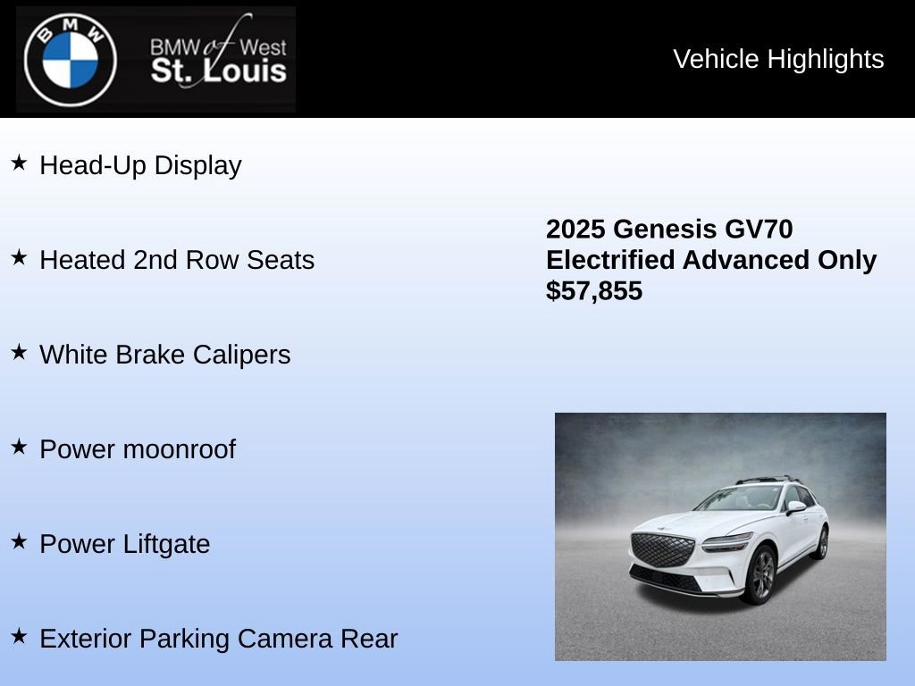 Used 2025 Genesis Electrified GV70 Advanced w/ Prestige Package image 16