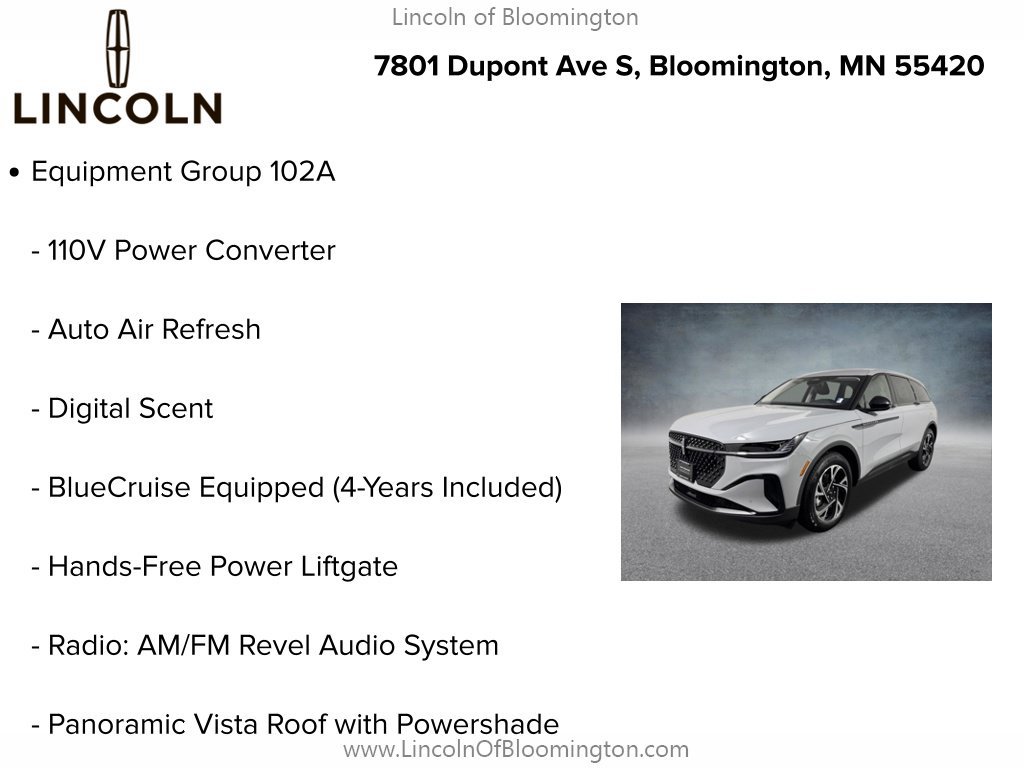 New 2026 Lincoln Nautilus Premier w/ Equipment Group 102A AWD/4WD image 5