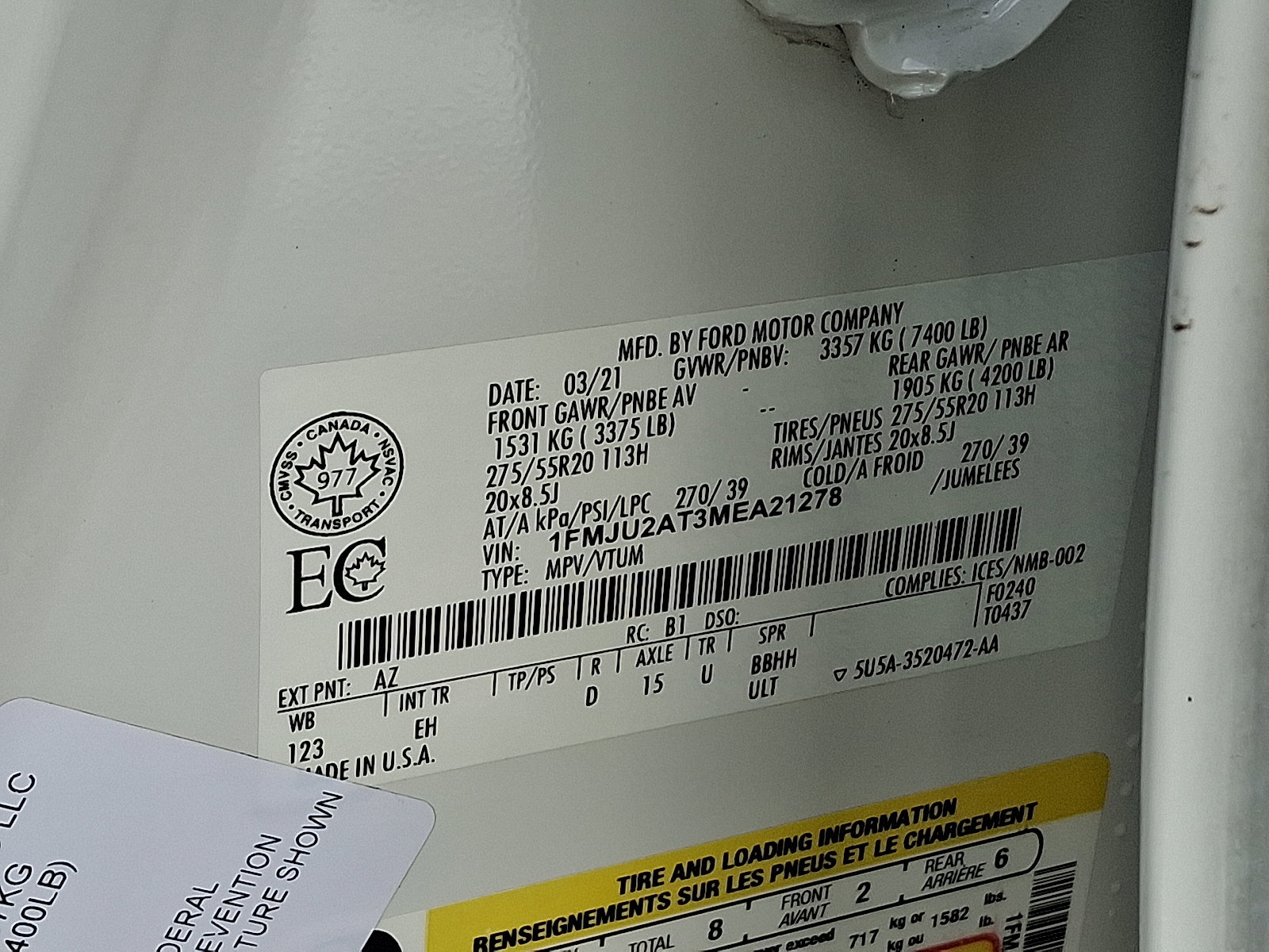 Used 2021 Ford Expedition Limited image 27