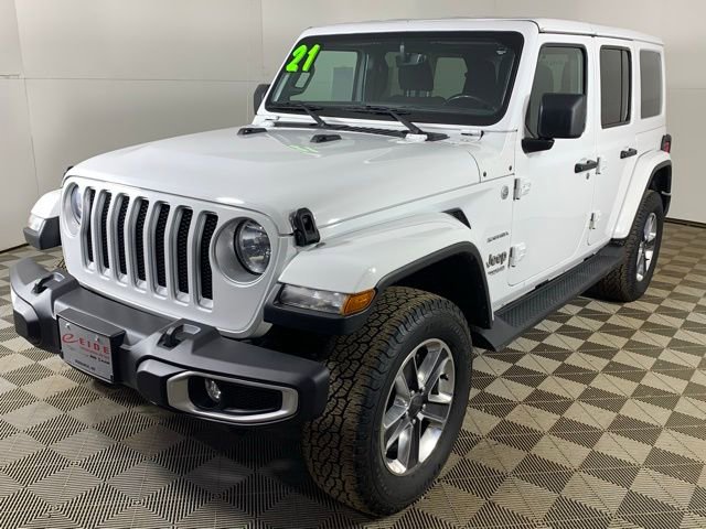 Used 2021 Jeep Wrangler Unlimited Sahara w/ Uconnect 4C Nav & Sound Group image 2