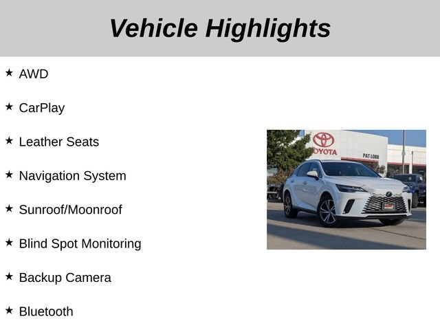 Used 2025 Lexus RX 350h AWD/4WD image 5