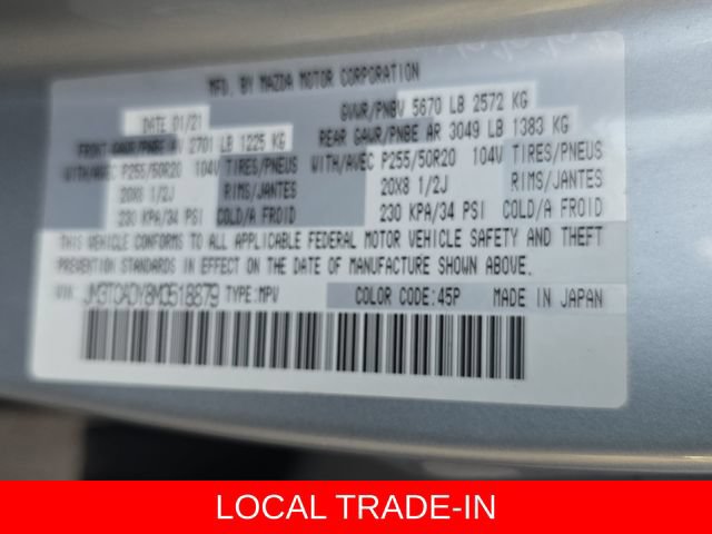 Used 2021 MAZDA CX-9 Grand Touring FWD image 36