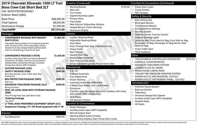 Used 2019 Chevrolet Silverado 1500 LT Trail Boss image 3