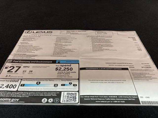 Used 2024 Lexus RX 500h F Sport w/ Convenience Package image 92