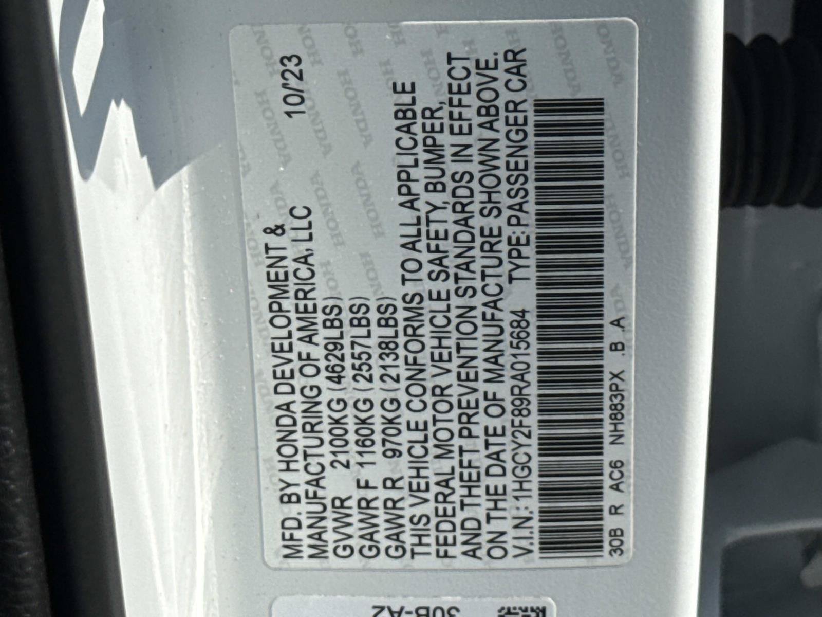 Certified 2024 Honda Accord Touring image 25