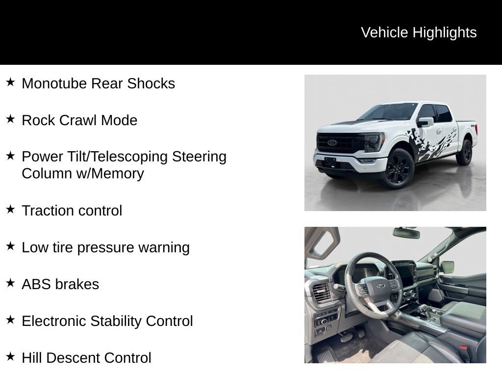 Certified 2023 Ford F150 Lariat w/ Equipment Group 502A High AWD/4WD image 31