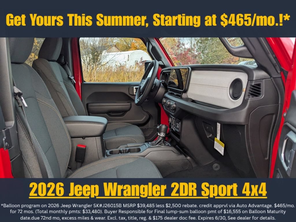 New 2026 Jeep Wrangler Sport AWD/4WD image 10