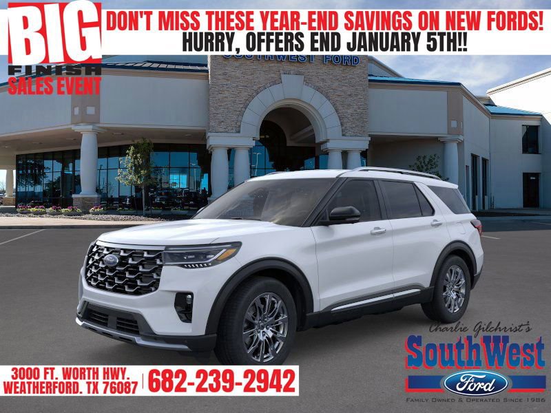 New 2026 Ford Explorer Platinum