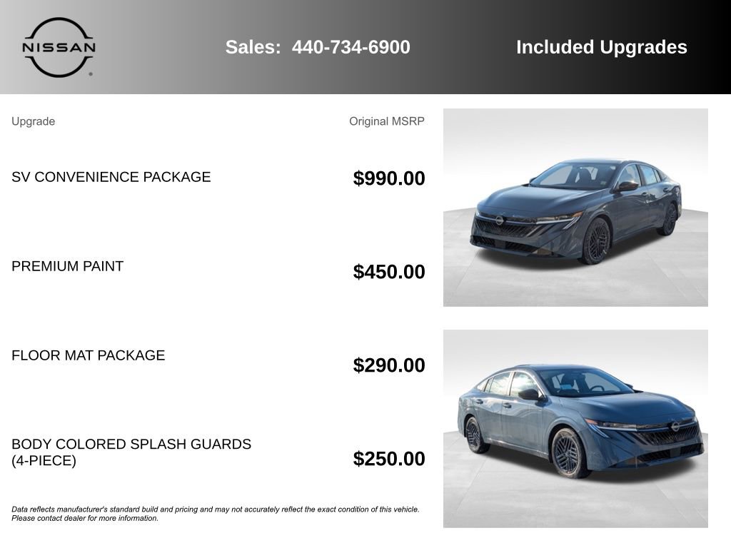 New 2026 Nissan Sentra SV w/ SV Convenience Package image 7