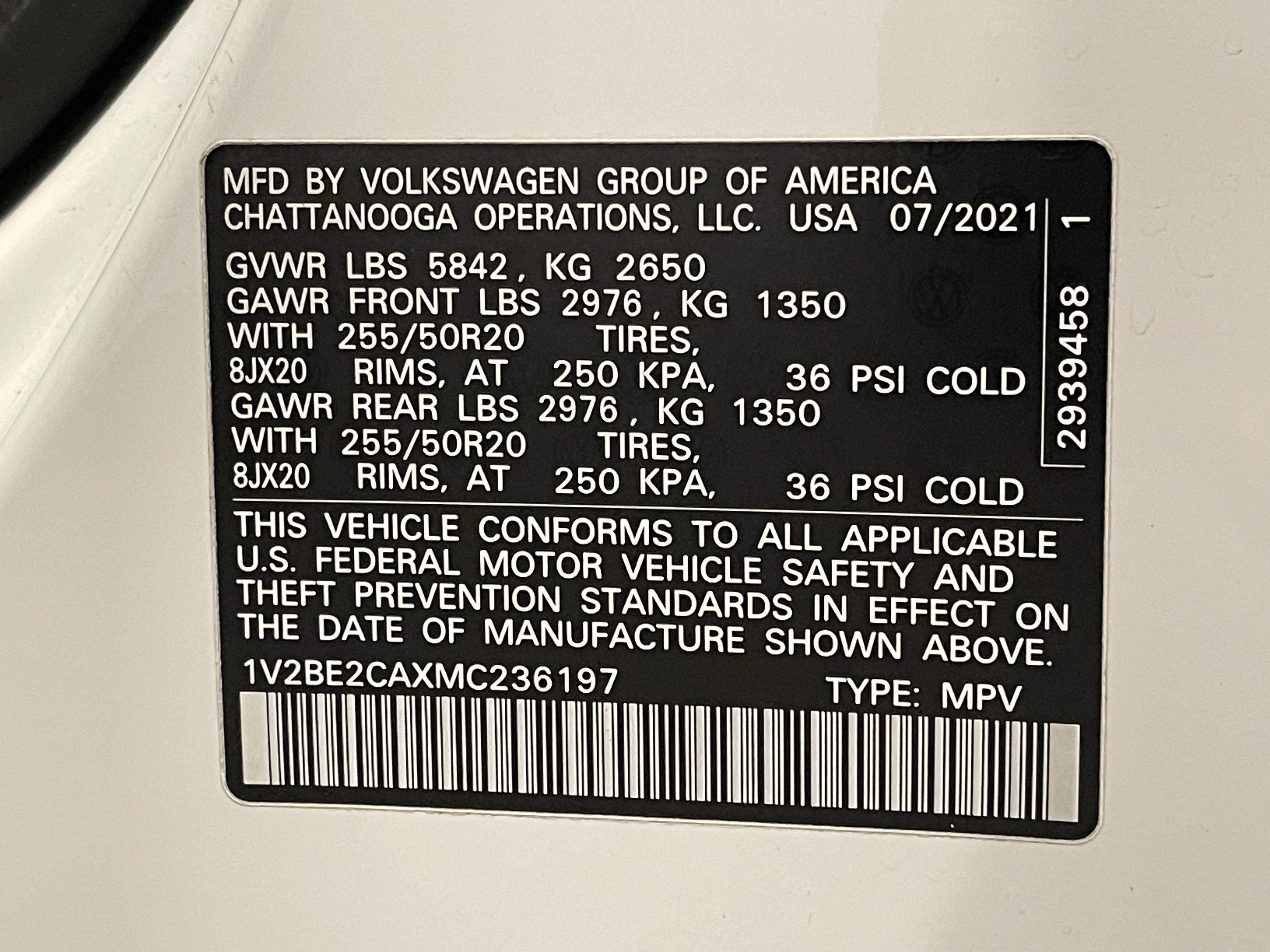 Used 2021 Volkswagen Atlas Cross Sport SEL AWD/4WD image 25