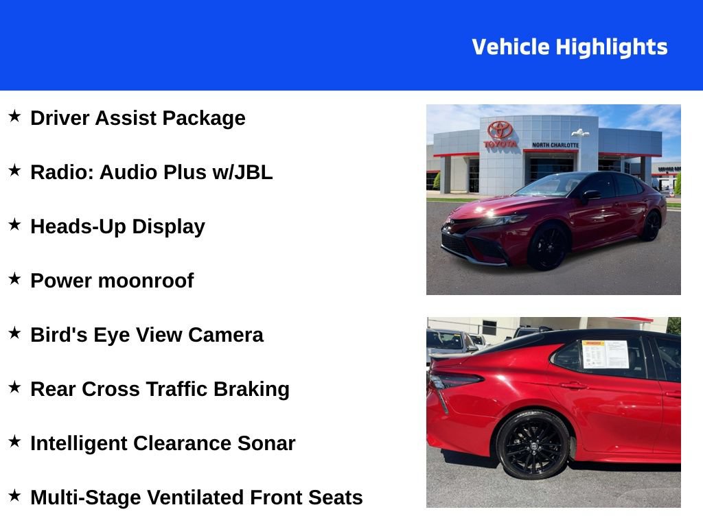 Used 2023 Toyota Camry XSE w/ Driver Assist Package FWD image 4