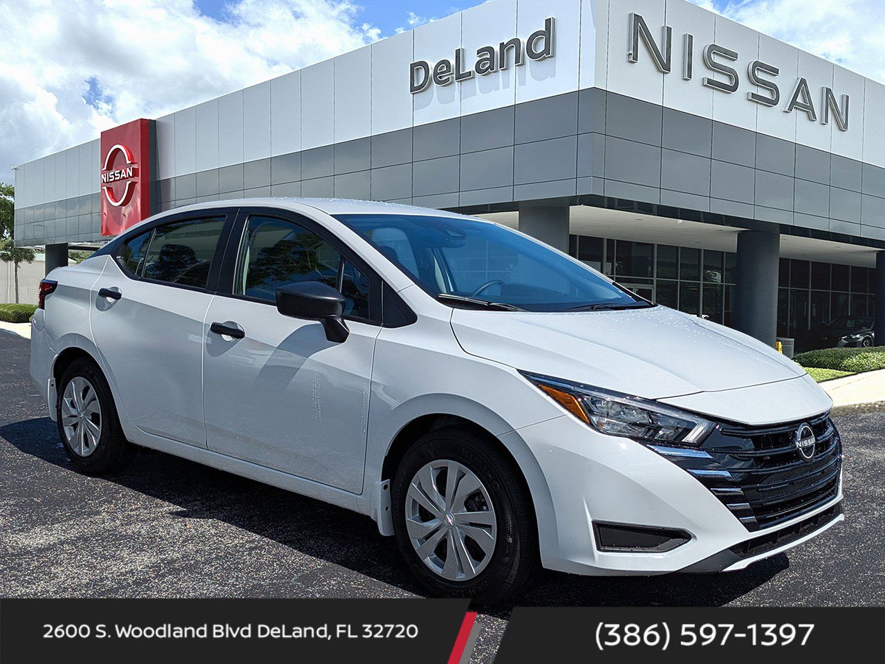 New 2025 Nissan Versa S w/ Trunk Package