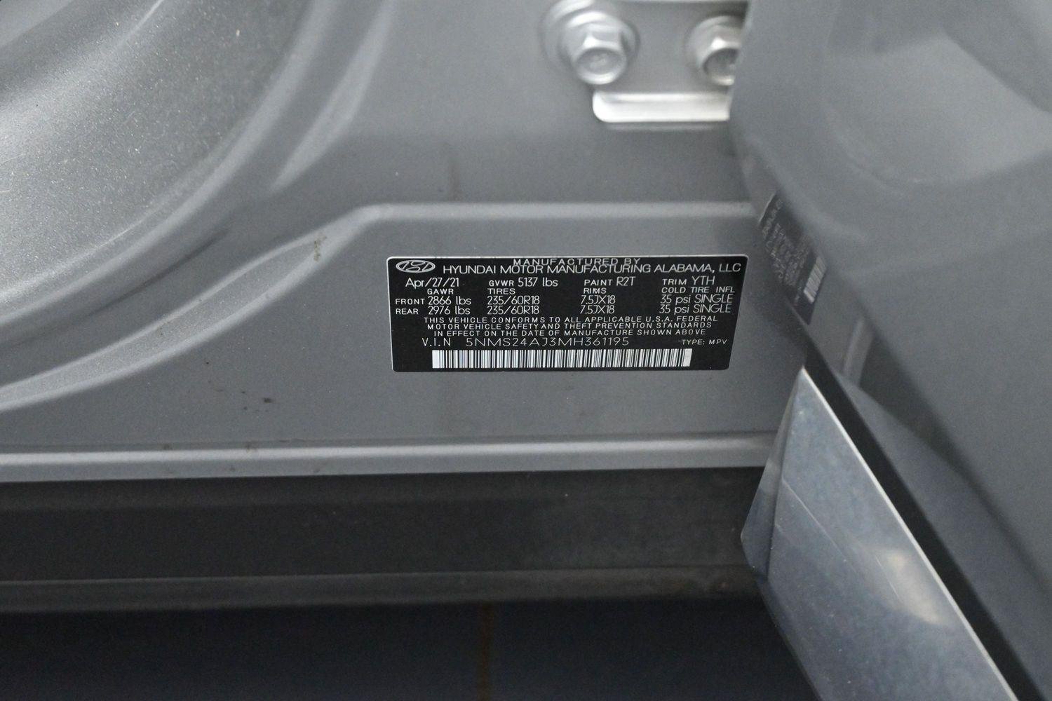 Used 2021 Hyundai Santa Fe SEL FWD image 35