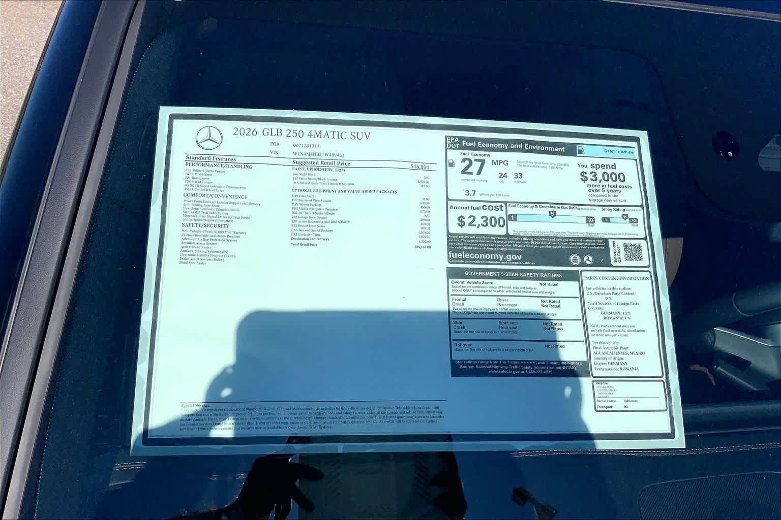 New 2026 Mercedes-Benz GLB 250 4MATIC image 19