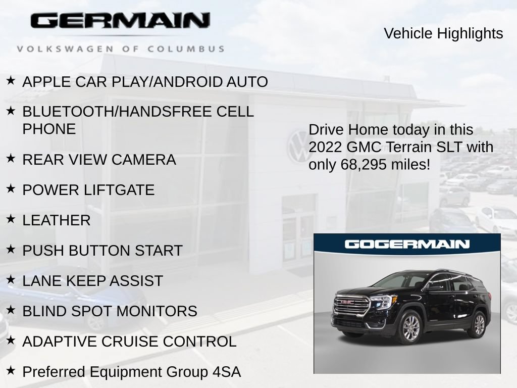 Used 2022 GMC Terrain SLT w/ Infotainment Package II AWD/4WD image 5