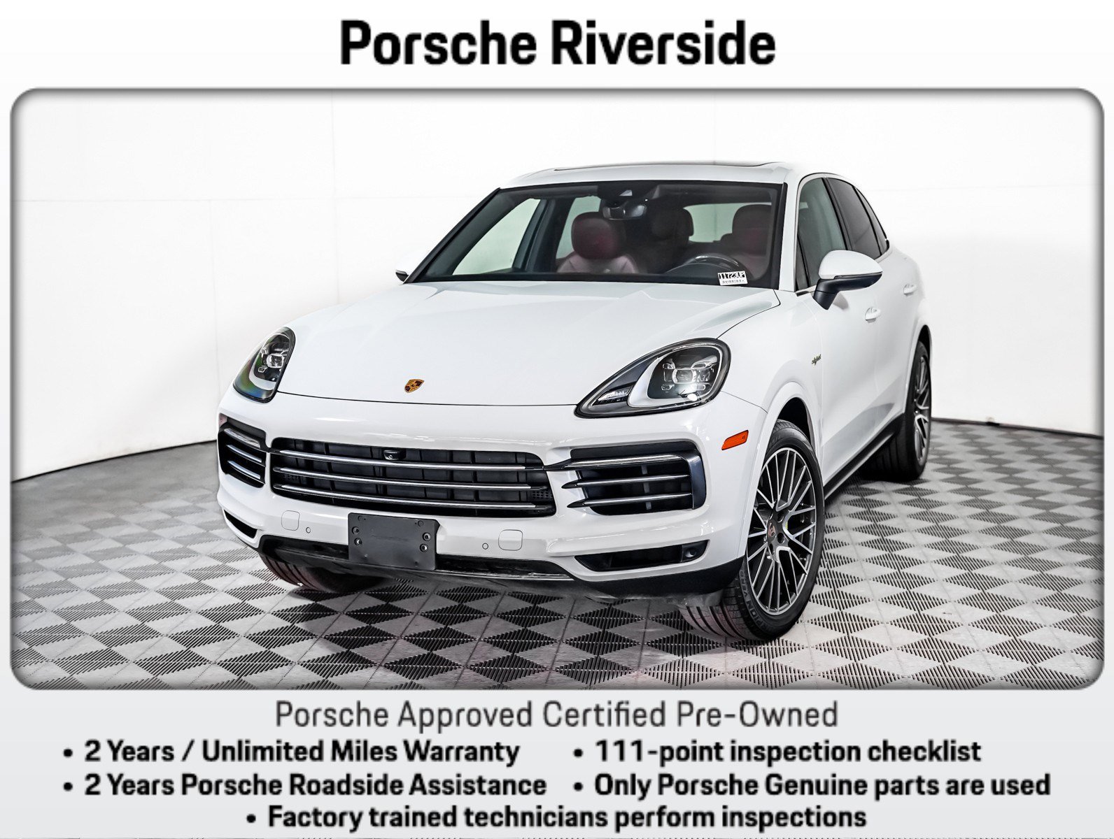 Certified 2022 Porsche Cayenne E-Hybrid w/ Premium Package image 1