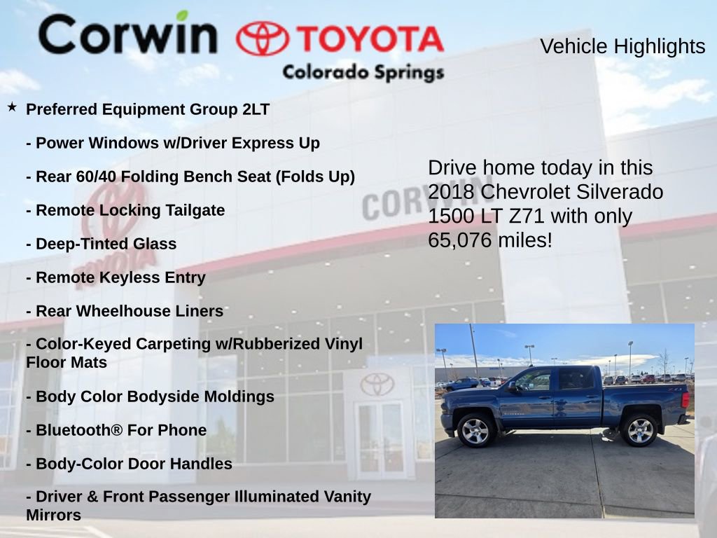 Used 2018 Chevrolet Silverado 1500 LT w/ All Star Edition image 7