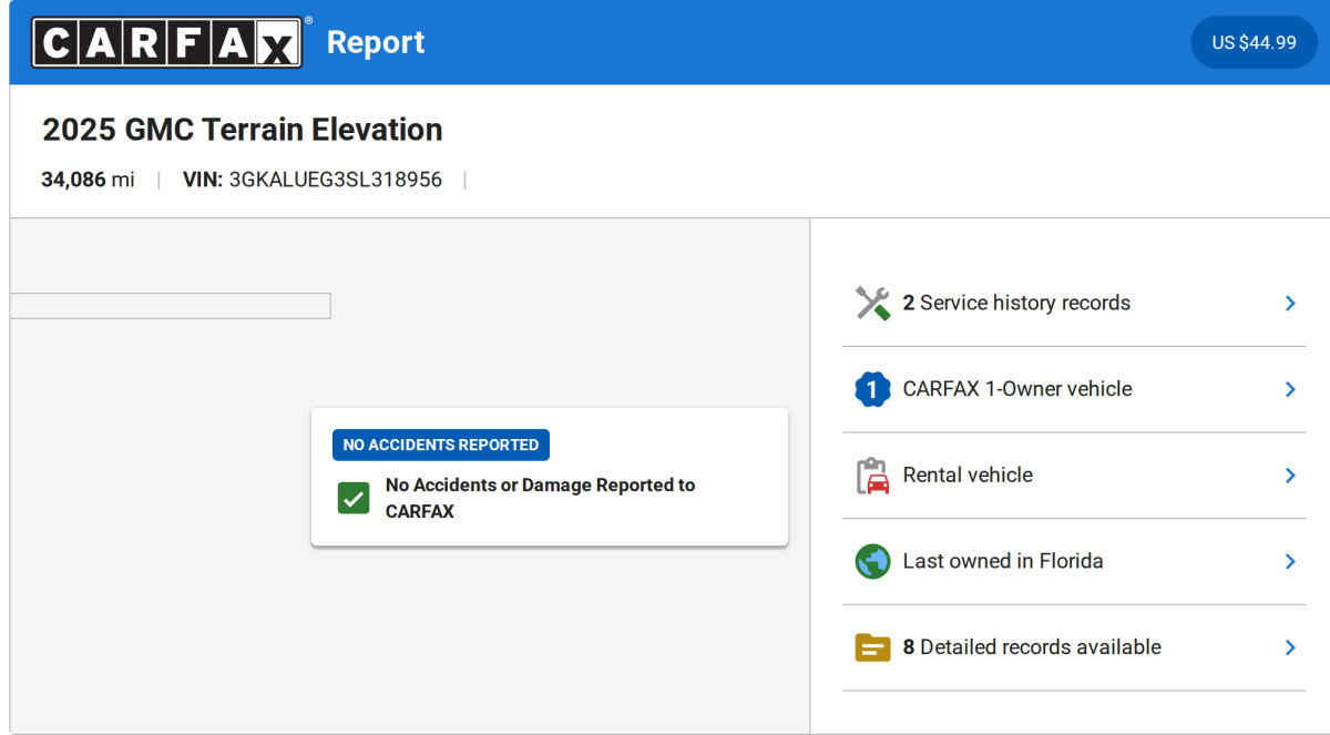 Used 2025 GMC Terrain Elevation image 10