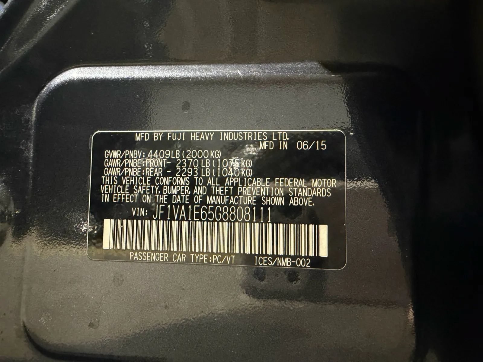 Used 2016 Subaru WRX Premium AWD/4WD image 23