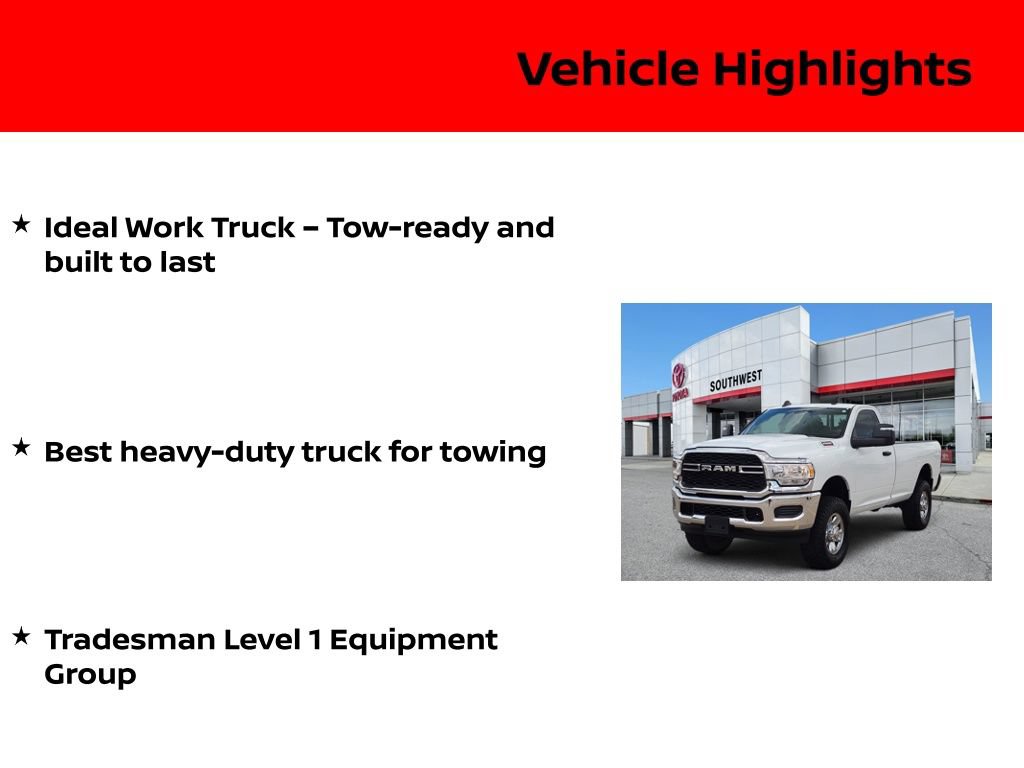 Used 2024 RAM 2500 Tradesman w/ Chrome Appearance Group AWD/4WD image 6