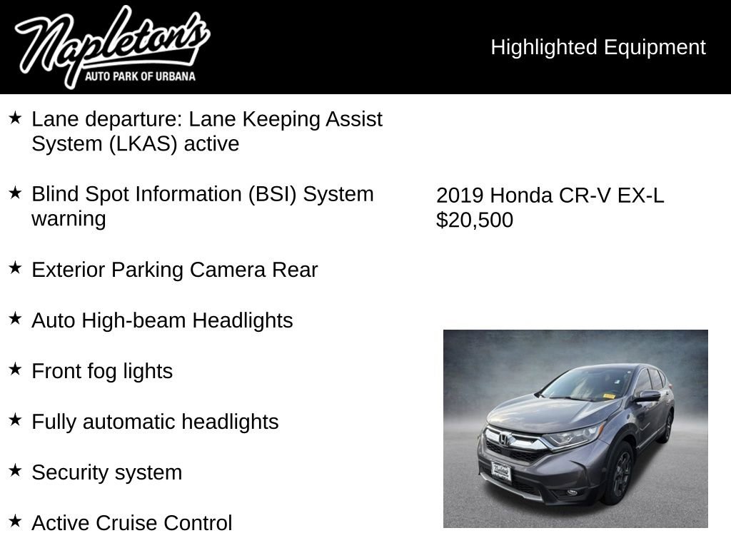 Used 2019 Honda CR-V EX-L image 6