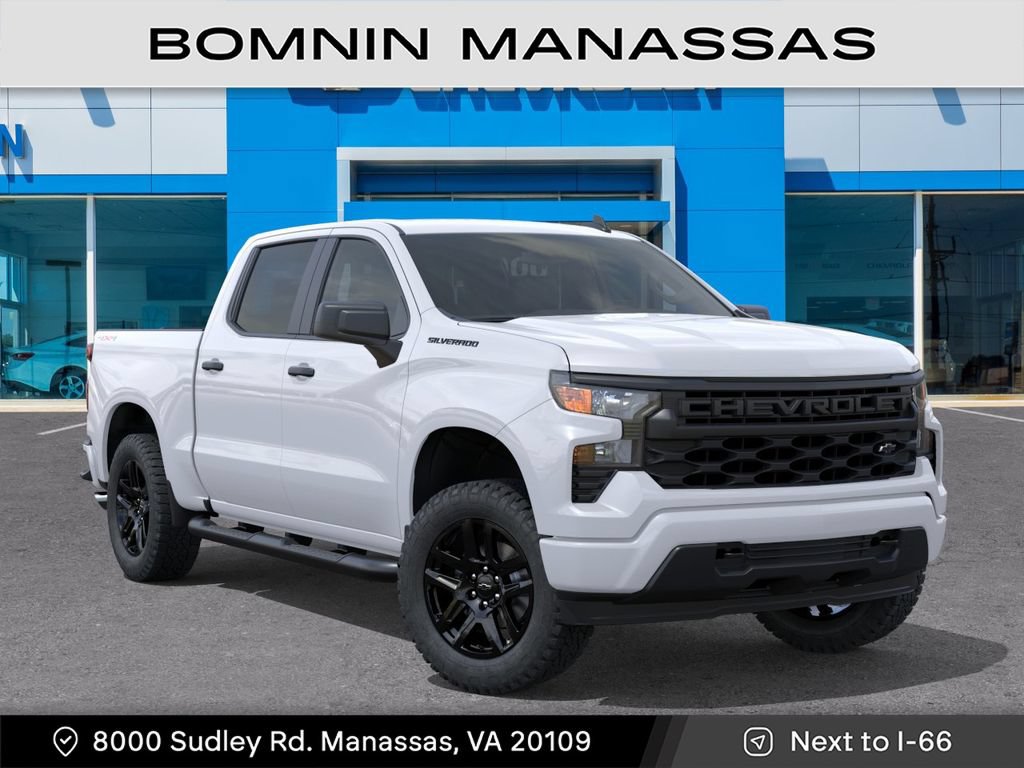 New 2026 Chevrolet Silverado 1500 Custom w/ Turbomax Blackout Package AWD/4WD image 8