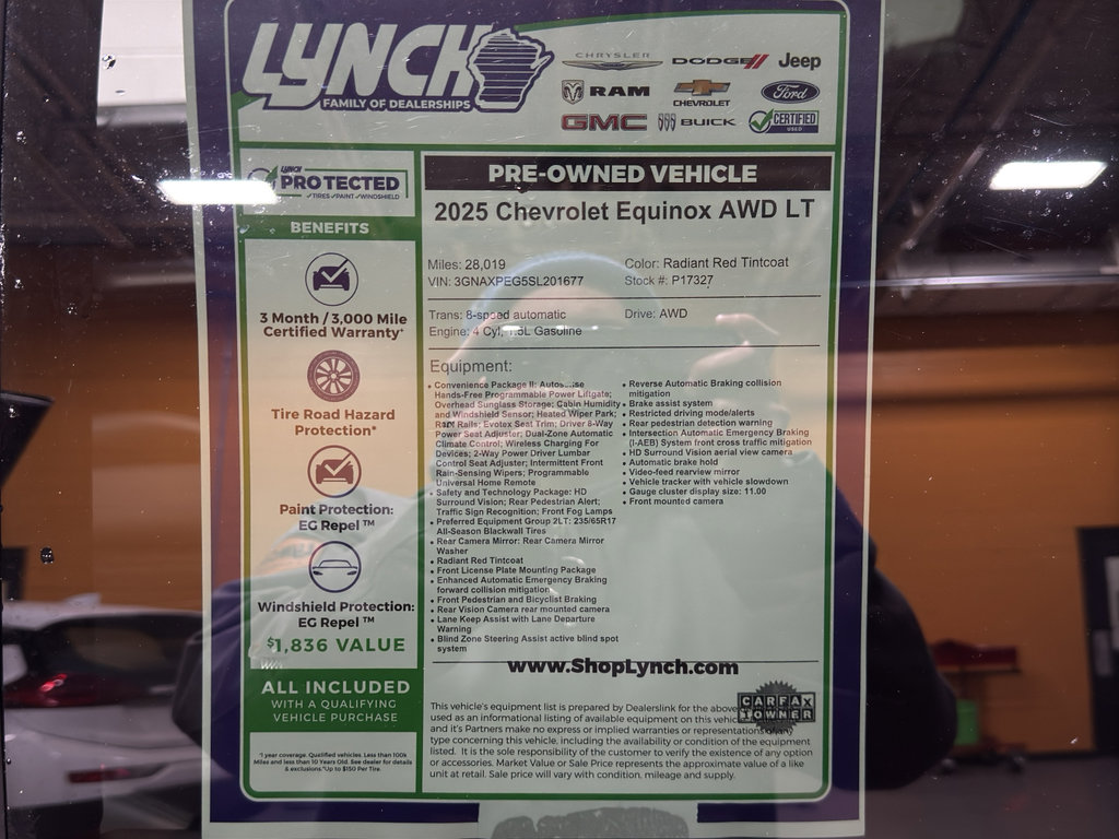 Used 2025 Chevrolet Equinox LT w/ Convenience Package II image 38