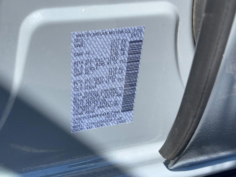 Used 2024 Nissan Frontier PRO-4X w/ Pro Premium Package image 24
