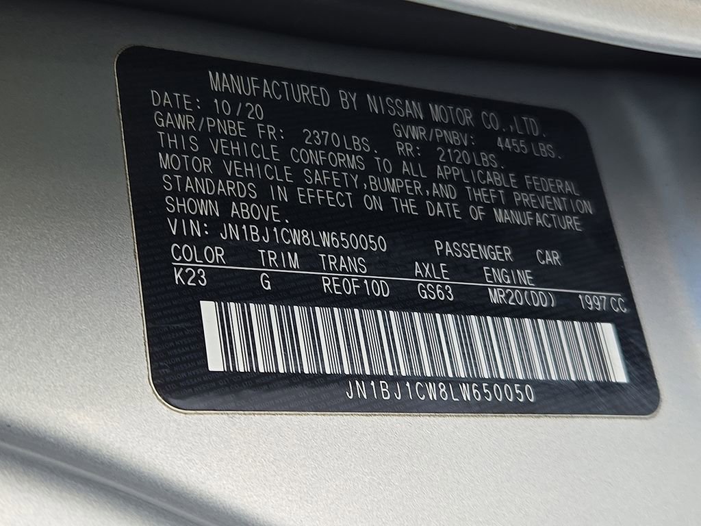 Used 2020 Nissan Rogue Sport SV w/ All-Weather Package image 32