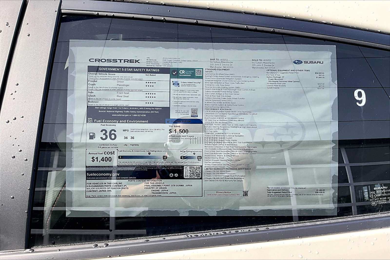 New 2026 Subaru Crosstrek 2.5i Limited AWD/4WD image 18