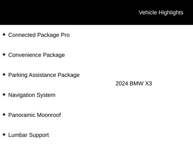 Used 2024 BMW X3 xDrive30i w/ Convenience Package AWD/4WD image 12