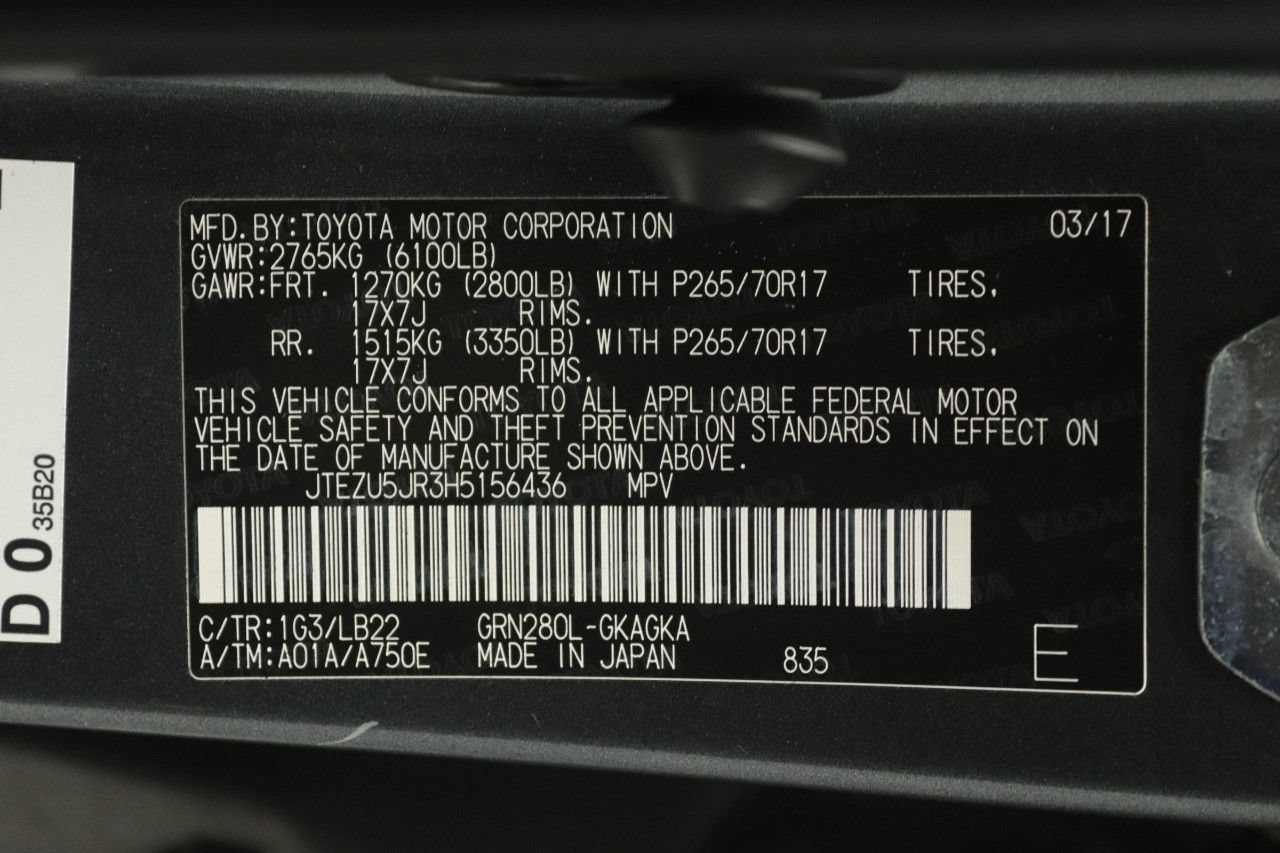 Used 2017 Toyota 4Runner SR5 Premium RWD image 16