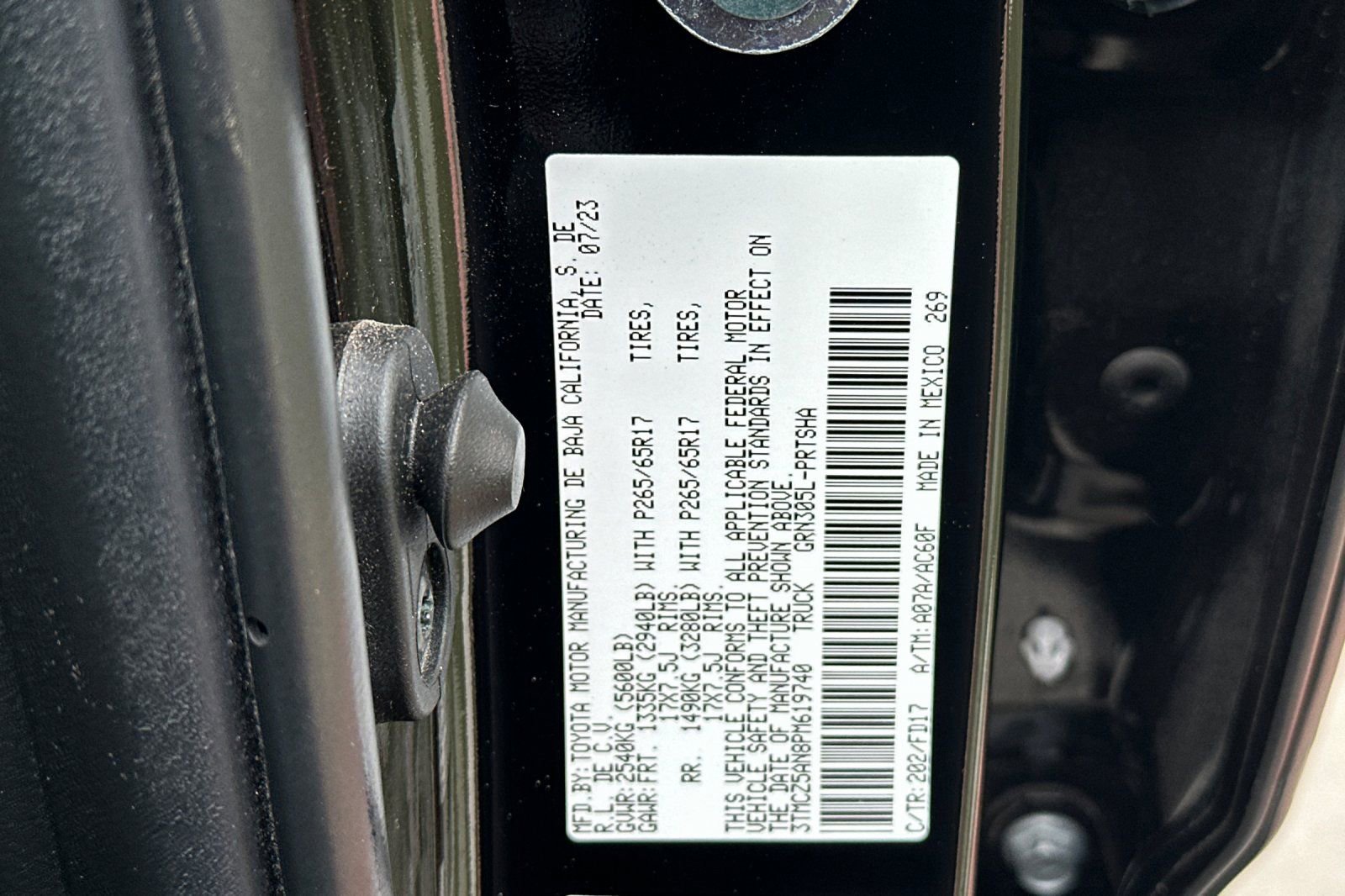 Used 2023 Toyota Tacoma TRD Sport w/ Advanced Technology Package image 38