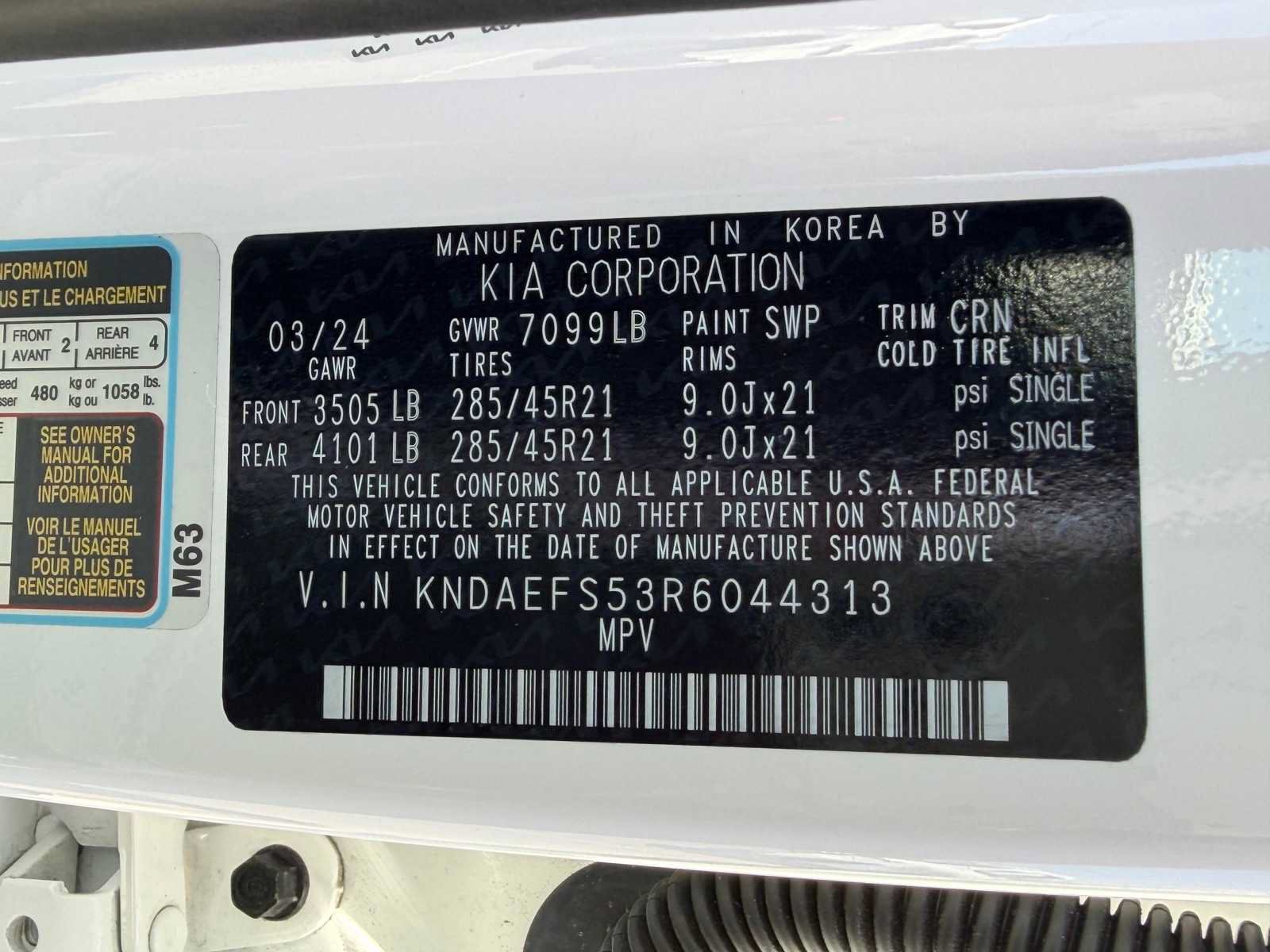 Used 2024 Kia EV9 GT-Line AWD/4WD image 38