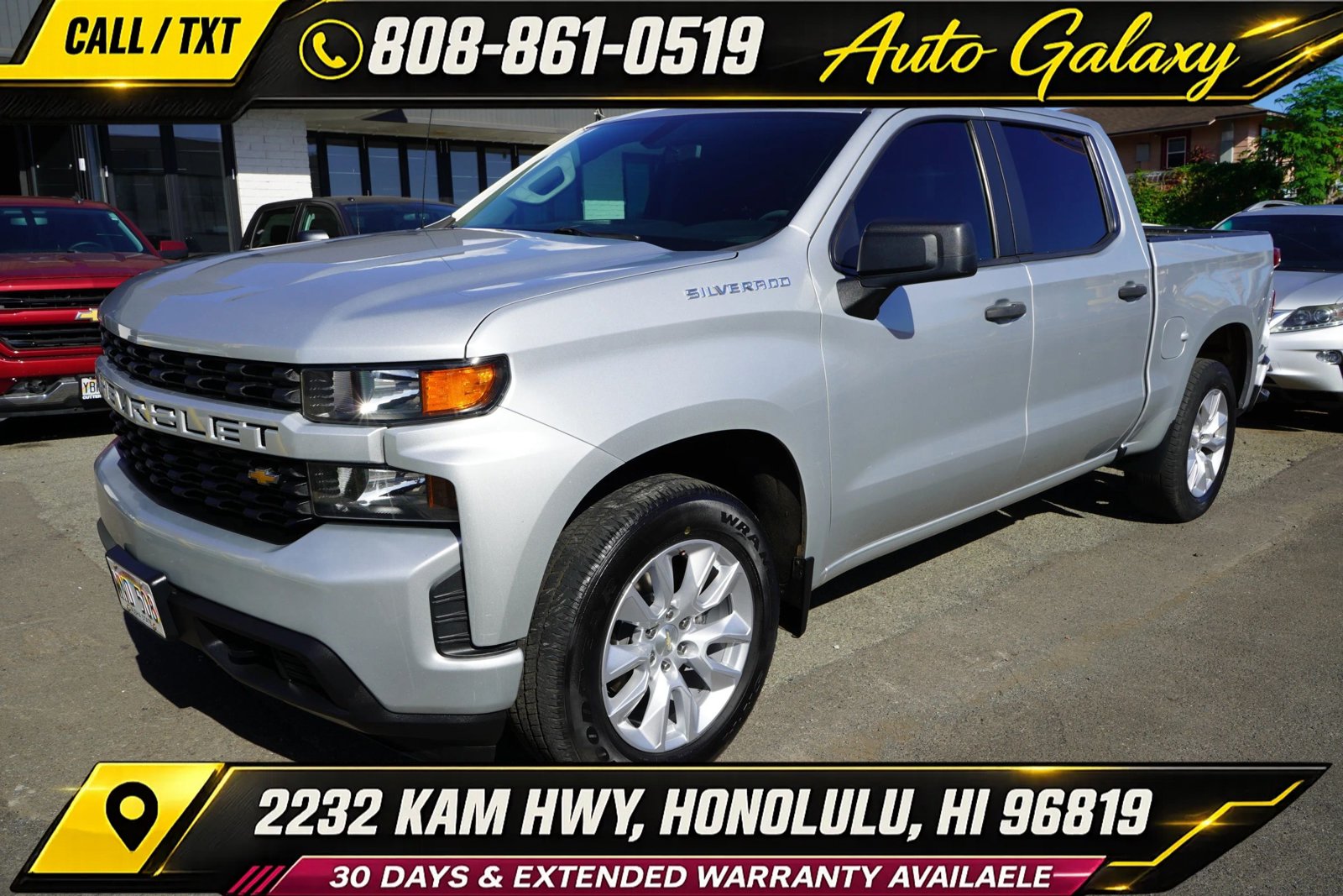 Used 2022 Chevrolet Silverado 1500 Custom RWD image 1