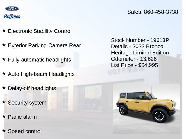 Used 2023 Ford Bronco Heritage Edition AWD/4WD image 25