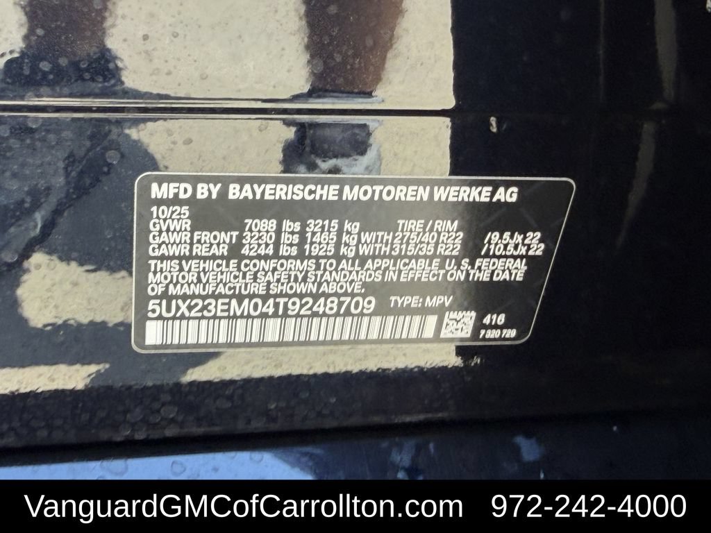 Used 2026 BMW X7 xDrive40i w/ M Sport Package AWD/4WD image 38