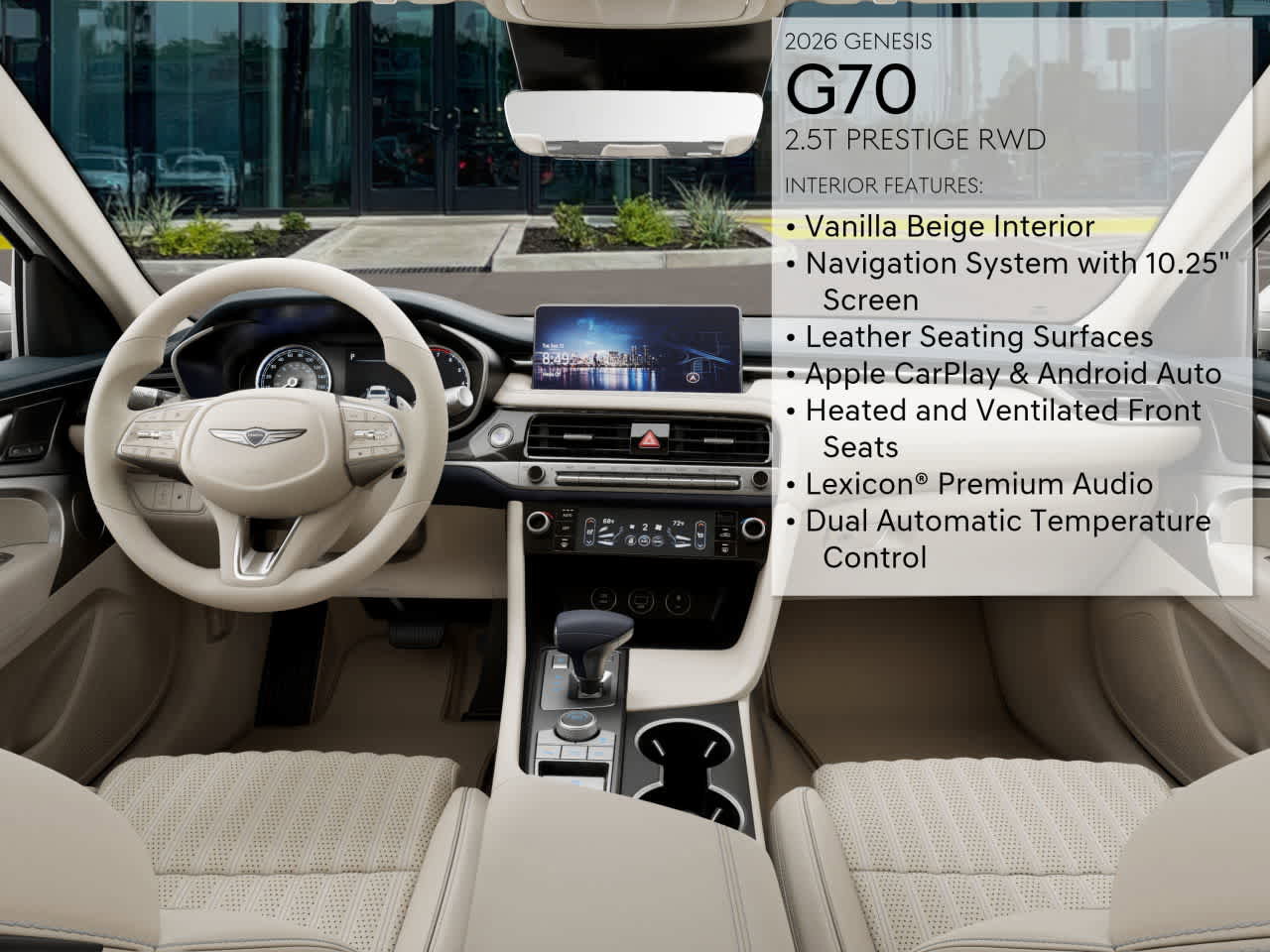 New 2026 Genesis G70 2.5T Prestige image 17