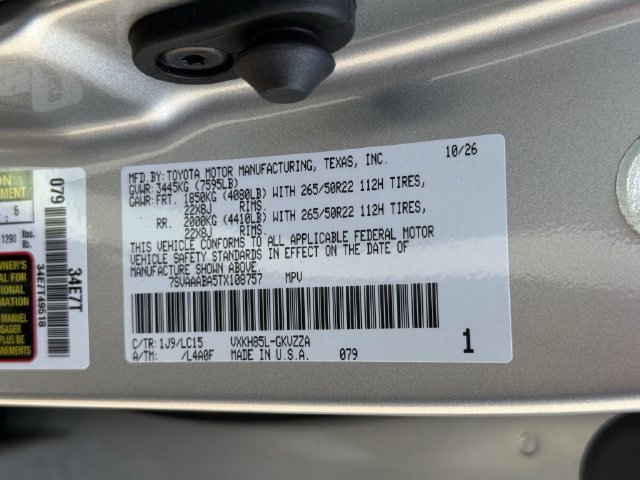 New 2026 Toyota Sequoia Capstone AWD/4WD image 40