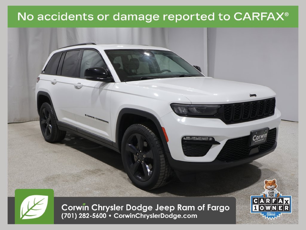 Used 2023 Jeep Grand Cherokee Limited w/ Black Appearance Package AWD/4WD 360° Tour