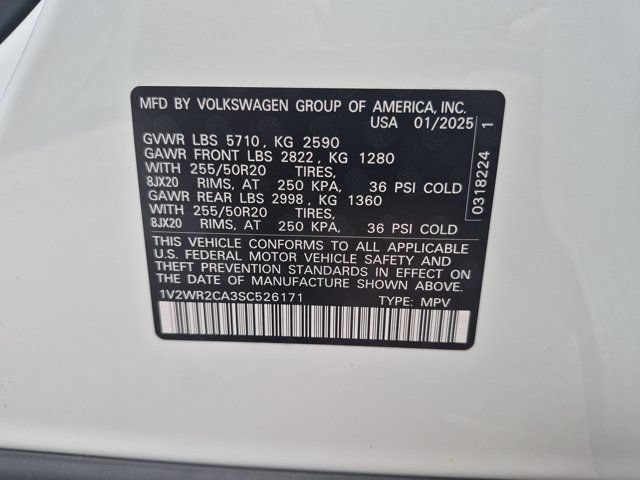 Used 2025 Volkswagen Atlas SE FWD image 36