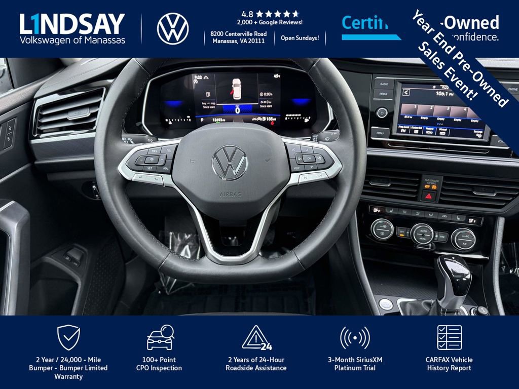Certified 2024 Volkswagen Jetta SE w/ Panoramic Sunroof Package image 14
