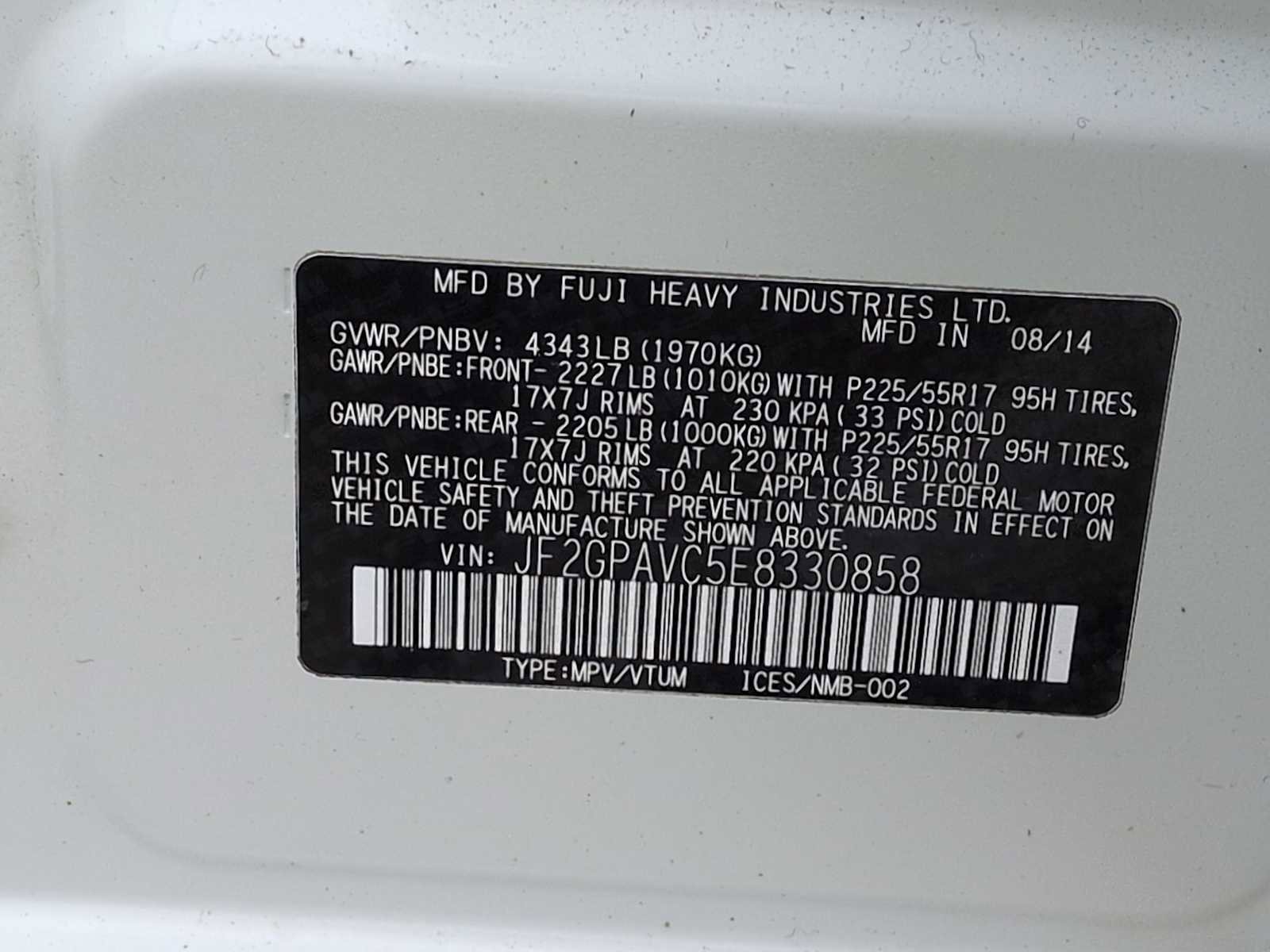 Used 2014 Subaru Crosstrek 2.0i Premium w/ Moonroof Package image 36