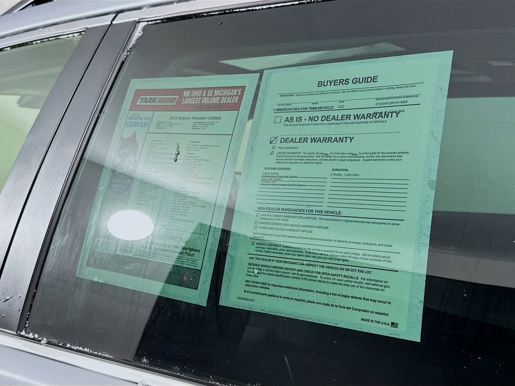 Used 2023 Subaru Forester Limited image 13