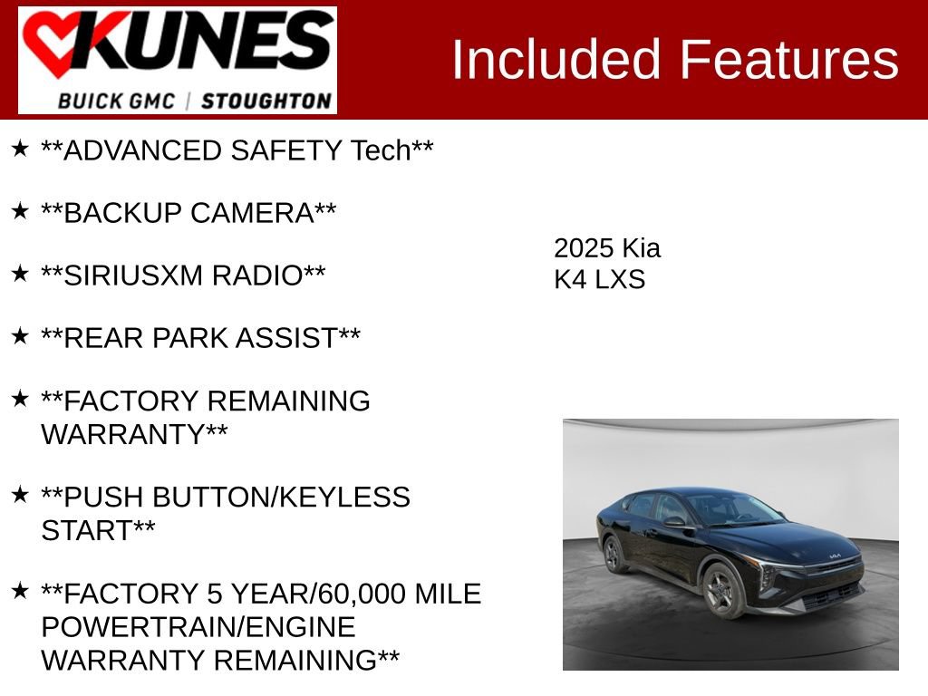 Used 2025 Kia K4 FWD image 2