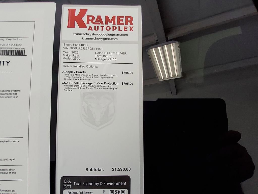 Used 2023 RAM 2500 Big Horn w/ Level 1 Equipment Group image 35