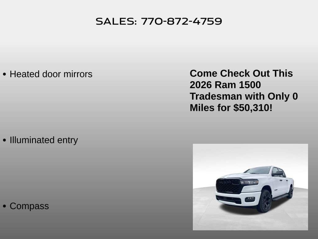 New 2026 RAM 1500 Tradesman AWD/4WD image 10